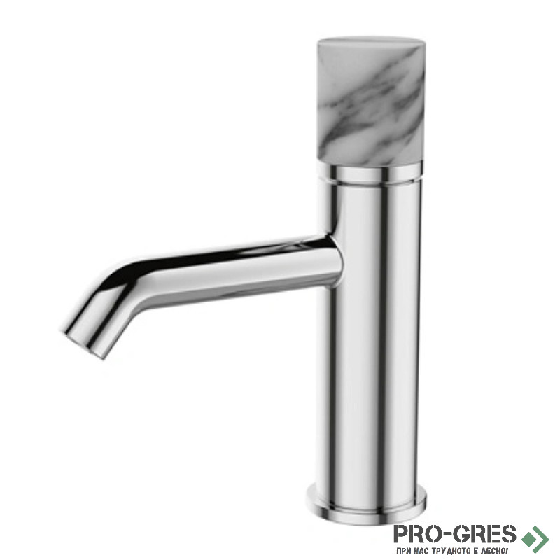 Смесител за мивка, без изпразнител, хром, Karag, Joan Marmo, 24601-424A-MB