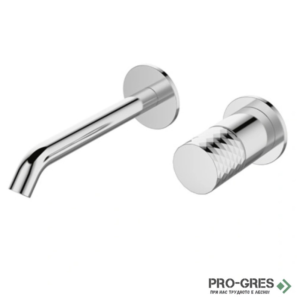 Смесител за вграждане за мивка, хром, Karag, Joan Brass Pattern, 24686-425A-BP