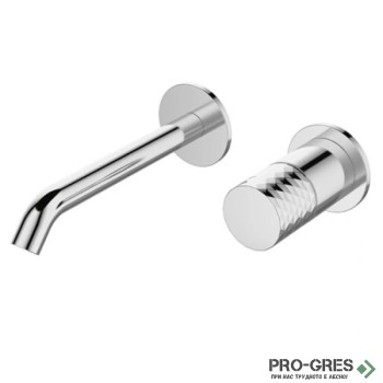 Смесител за вграждане за мивка, хром, Karag, Joan Brass Pattern, 24686-425A-BP