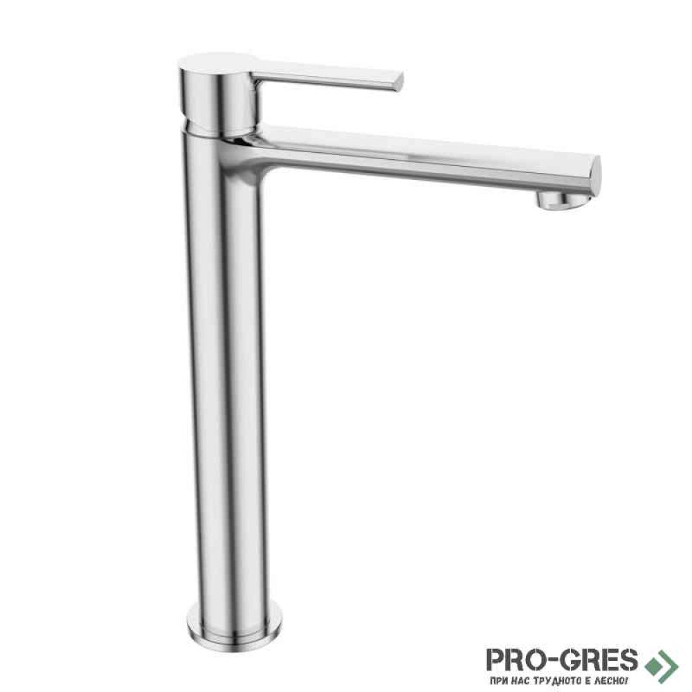 Висок смесител за мивка, хром, Karag Tati 28815