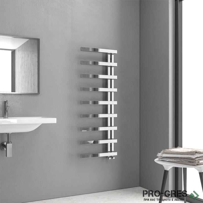 Лира за баня, стоманена, хром, Karag, Design 2, 5206836062969