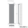 Лира за баня, стоманена, черна, Karag, Divina, 5206836063089