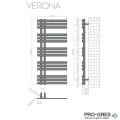 Лира за баня, стоманена, хром, Karag, Verona, 5206836513584