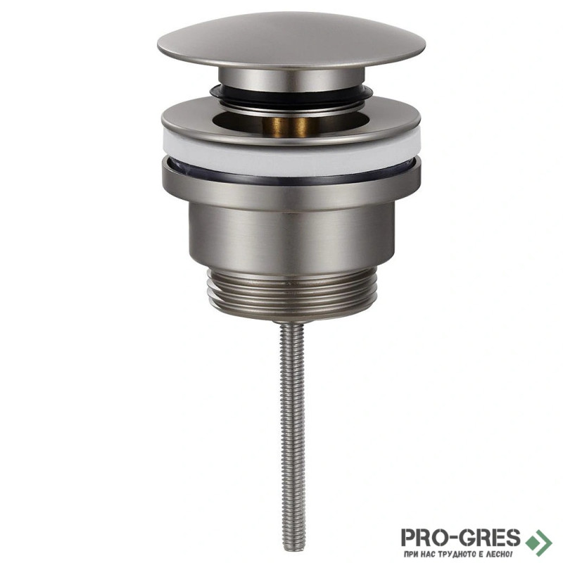 Клик-клак сифон за мивка Brushed Hard Graphite Grohe  65807AL0