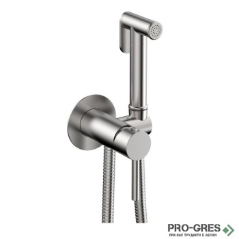 Хигиенен душ за вграждане, хром с финиш сатен, Karag ARTEMIS SO746 21021