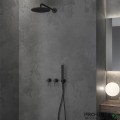 Комплект душ пита и двоен смесител за вграждане, черен мат, Karag Artemis Combi Set