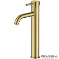 Висок смесител за мивка, златен KARAG ARTEMIS B205A02-O