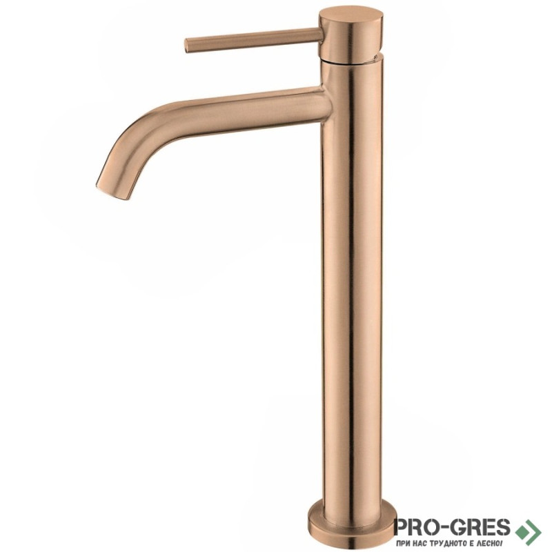 Смесител за мивка висок XL-размер, розово злато Karag Artemis Rose Gold B99002-RG Смесител за мивка висок XL-размер, розово злато Karag Artemis Rose Gold B99002-RG