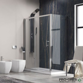 Душ кабина, хром профил,избор на размери Karag FLORA 500 S-10A Cromo