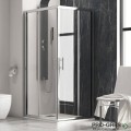 Душ кабина квадратна, хром 80х80 см, Karag Flora 100
