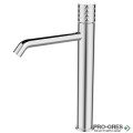 Висок смесител за мивка, без изпразнител, хром, Karag, Joan Brass Pattern, 24615-424A-BP