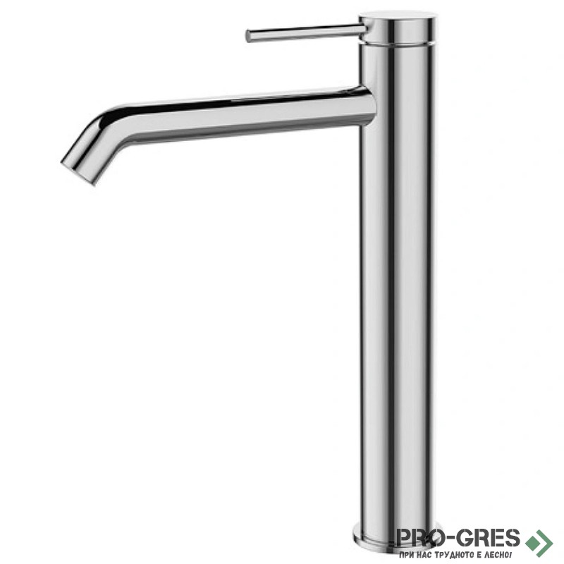 Висок смесител за мивка, без изпразнител, хром, Karag, Joan Brass Pattern, 24615-424A-BP