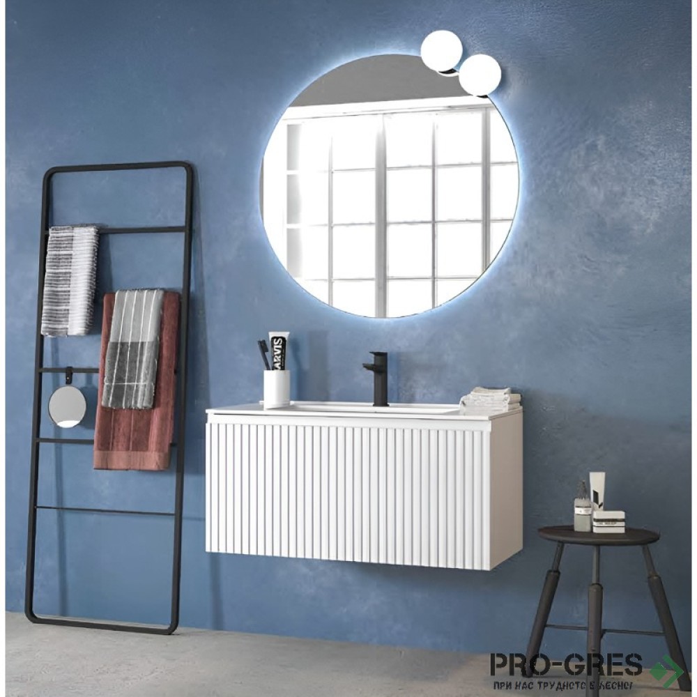 Шкаф за баня с мивка MDF, KION 80, Karag