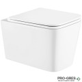 Конзолна тоалетна чиния 53х36.5 см, бял мат KARAG LT 057E-UQ1-MW