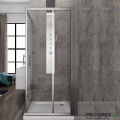 Квадратна душ кабина 800х800х1800мм, закалено стъкло 5.5мм, хром KARAG NEW FLORA 100 Квадратна душ кабина 800х800х1800мм, закалено стъкло 5.5мм, хром KARAG NEW FLORA 100