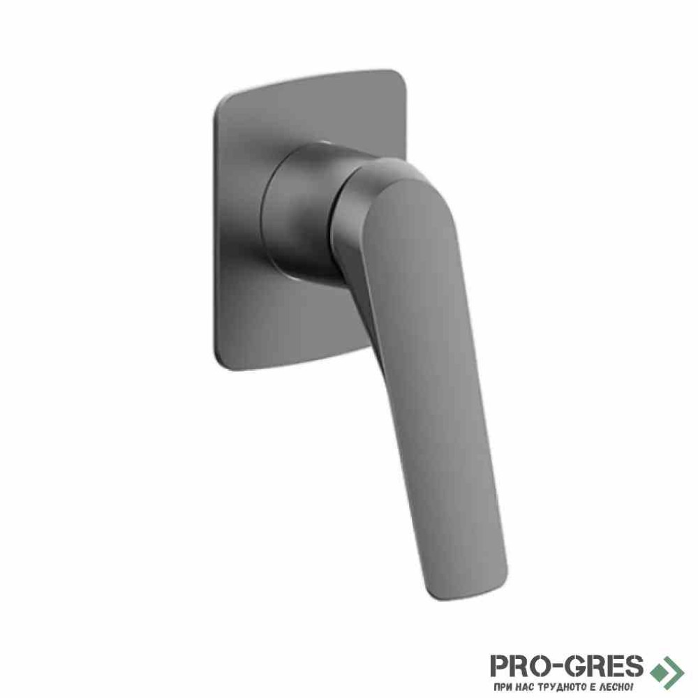 Смесител за вграждане за мивка, антрацит, Karag Lea Gun Metal S050