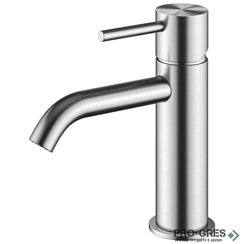 Смесител за мивка , неръждаема стомана Karag Eternity Brushed Steel S2058 Смесител за мивка , неръждаема стомана Karag Eternity Brushed Steel S2058