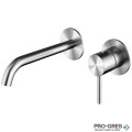 Смесител за вграждане за с тяло за вграждане! неръждаема стомана Karag Eternity Brushed Steel S4058 Смесител за вграждане за с тяло за вграждане! неръждаема стомана Karag Eternity Brushed Steel S4058