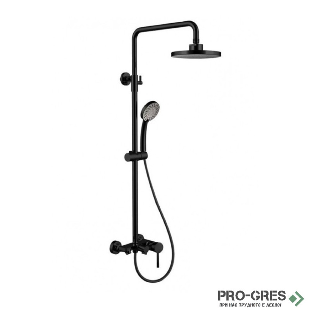 Душ система със смесител, черен мат KARAG NEW ARTEMIS SO551B-N