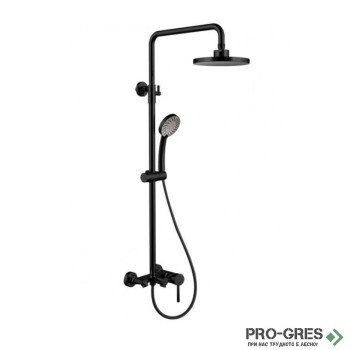 Душ система със смесител, черен мат KARAG NEW ARTEMIS SO551B-N
