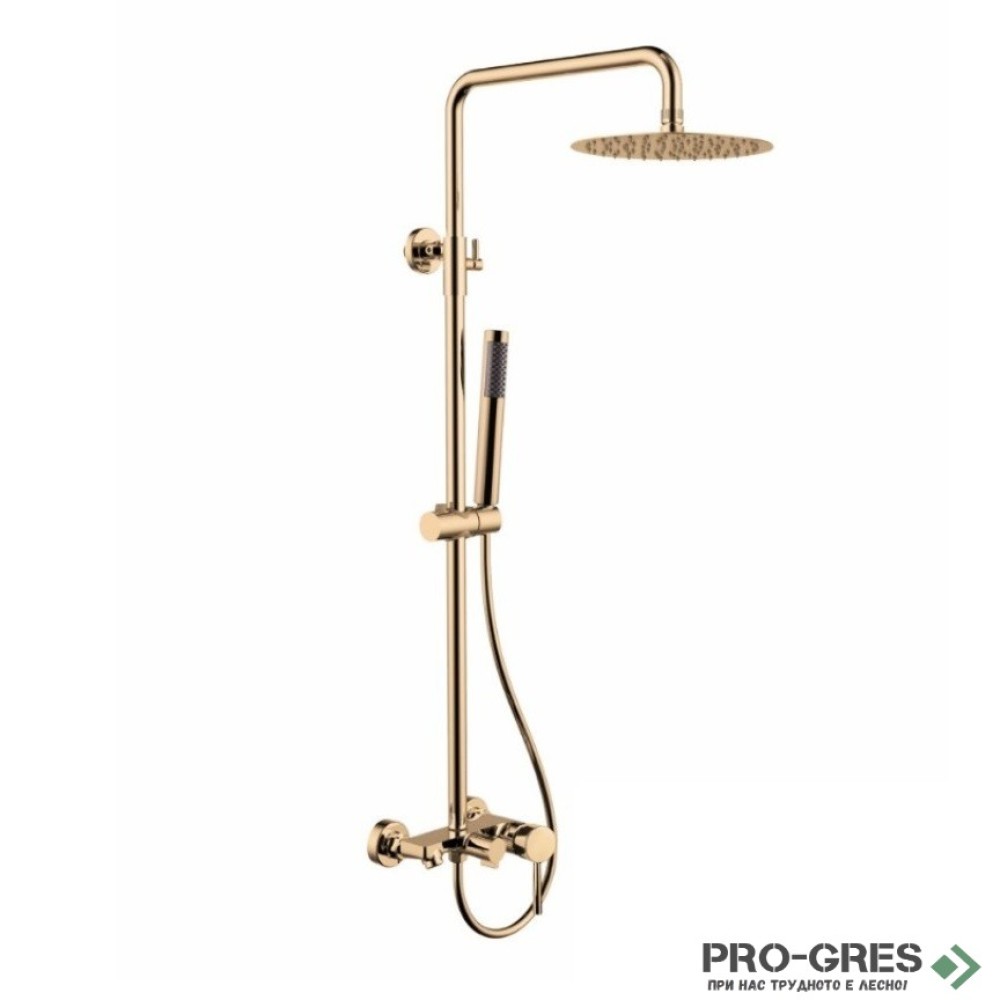 Душ система със смесител, розово злато KARAG NEW ARTEMIS SO551B-RG