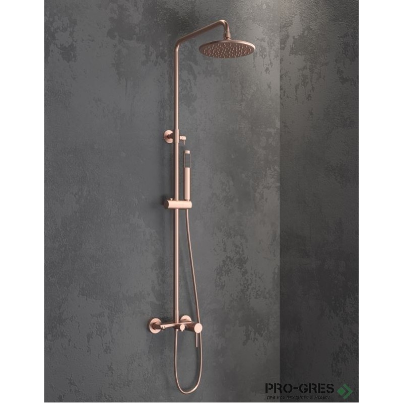 Душ система със смесител, розово злато KARAG NEW ARTEMIS SO551B-RG