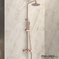 Душ система със смесител, розово злато KARAG NEW ARTEMIS SO551B-RG