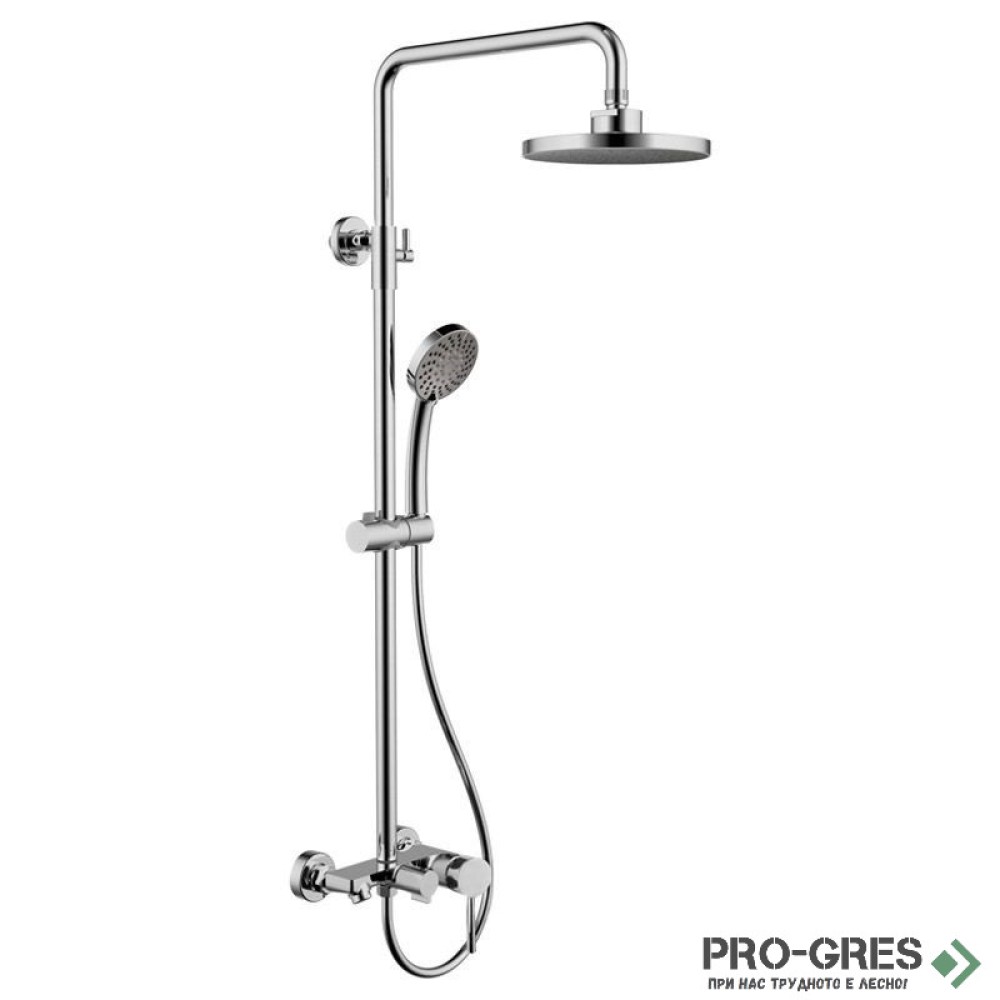 Душ система със смесител, хром с финиш сатен KARAG NEW ARTEMIS SO551B-S