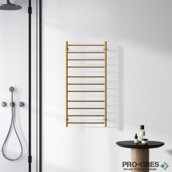 Електрическа лира за баня от неръждаема стомана 1000x480 мм Karag Trumpet Oro
