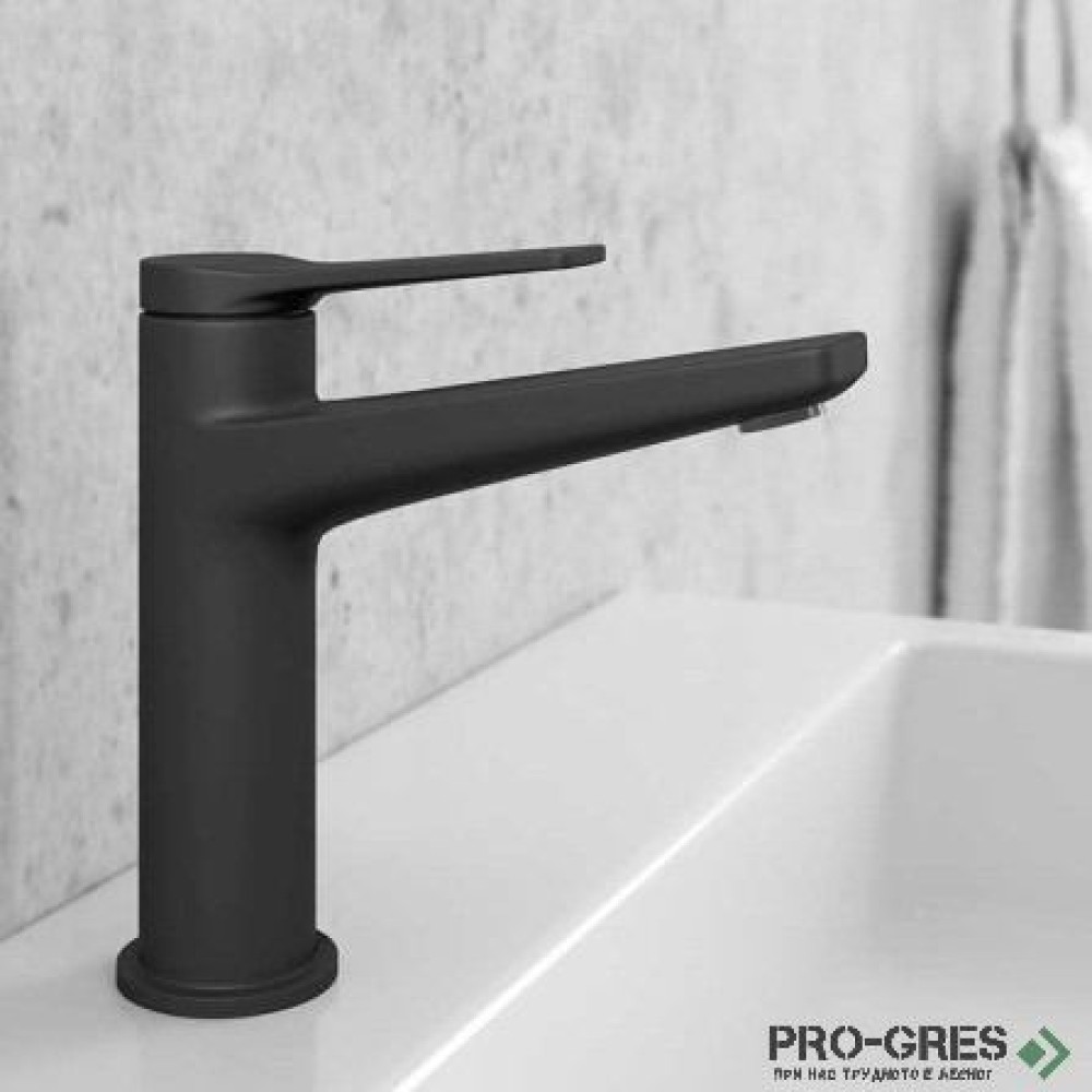 Смесител за мивка, стоящ, черен мат KARAG ANDARE WNW168073PA