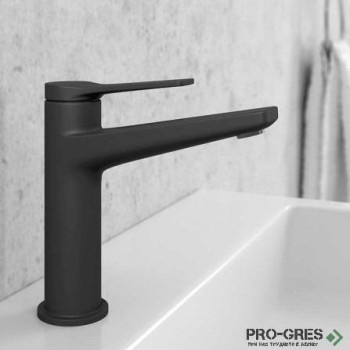 Смесител за мивка, стоящ, черен мат KARAG ANDARE WNW168073PA