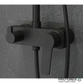 Душ система със смесител за душ, черен мат KARAG ANDARE WNW33R98PA