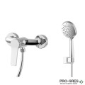 Компелкт смесител и душ слушалка с 3 функции, хром Karag Andare WNX338073C