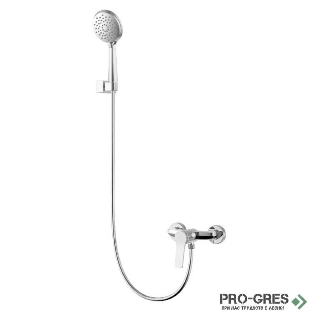 Компелкт смесител и душ слушалка с 3 функции, хром Karag Andare WNX338073C