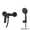 Компелкт смесител и душ слушалка с 3 функции, черен мат Karag Andare WNX338073PA
