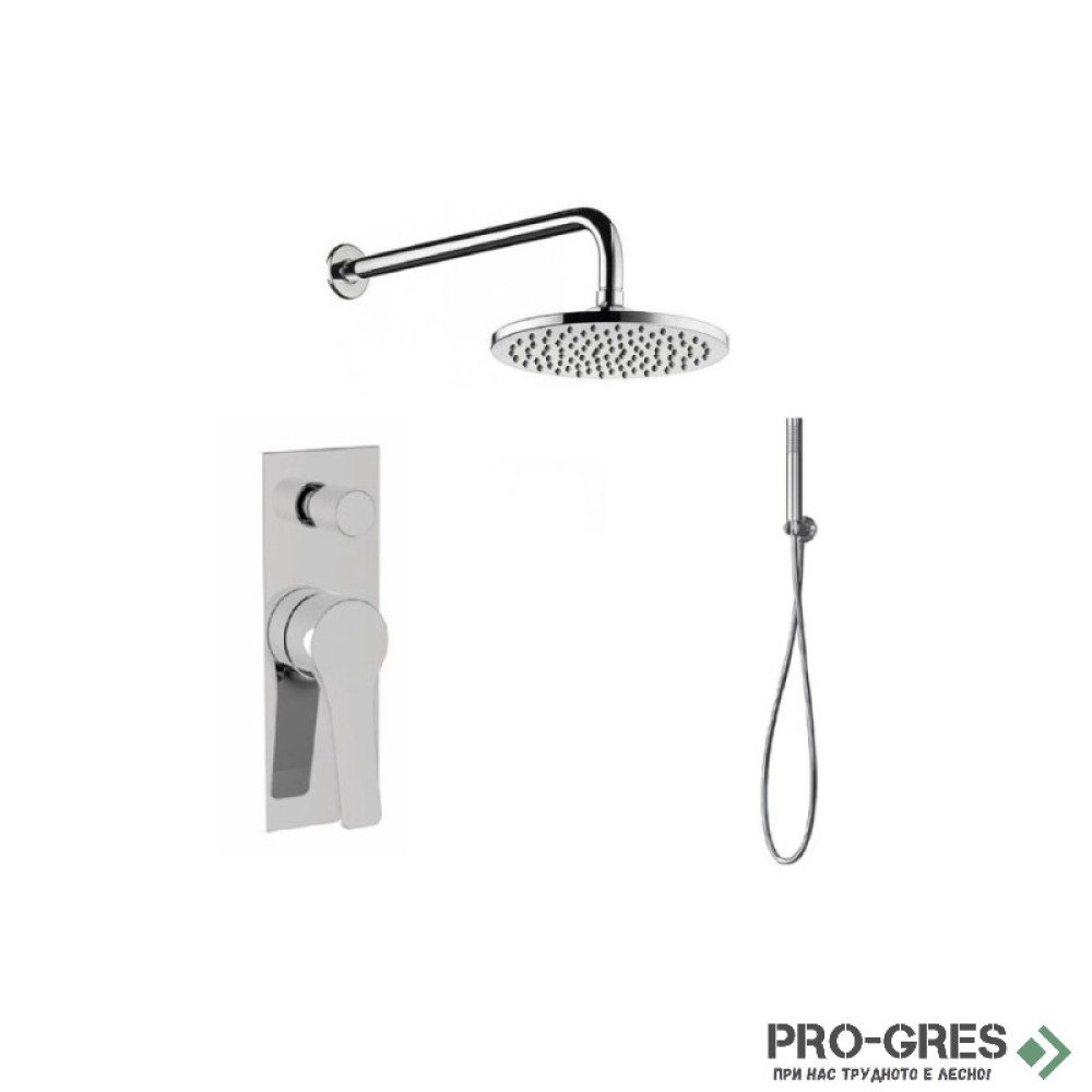 Комплект душ система за вграждане, хром Karag SET ANDARE WNXSET73C