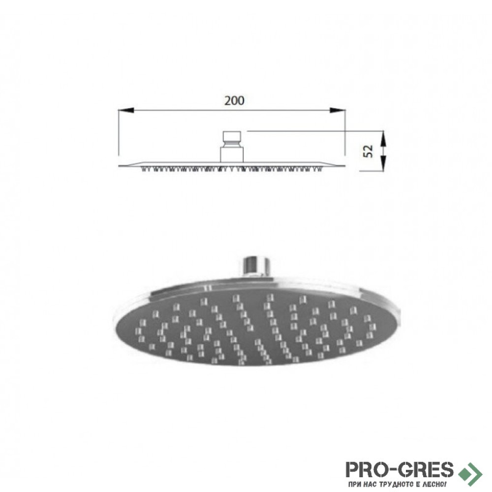 Комплект душ система за вграждане, хром Karag SET ANDARE WNXSET73C