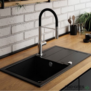 Гранитна кухненска мивка 76×44см  LAVEO Barbados SBB 711T