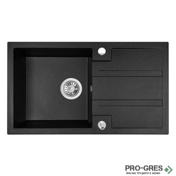 Гранитна кухненска мивка 76×44см  LAVEO Barbados SBB 711T