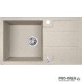 Гранитна кухненска мивка 76×44см  LAVEO Barbados SBB 411T