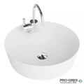 Мивка за баня монтаж върху плот/мебел CARIBE SLIM 435ф – бяла Lavita Мивка за баня монтаж върху плот/мебел CARIBE SLIM 435ф – бяла Lavita