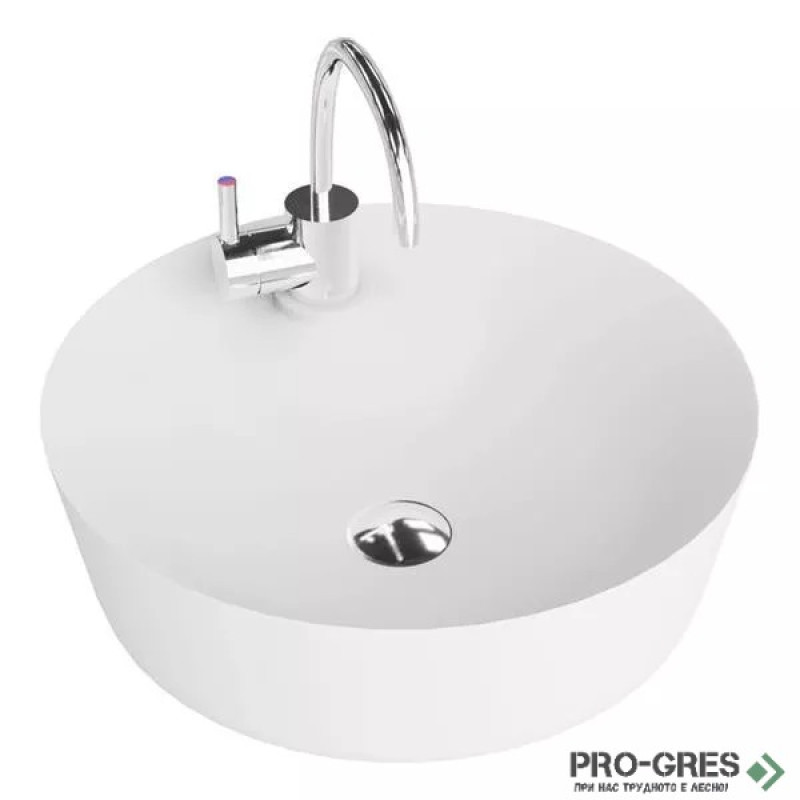 Мивка за баня монтаж върху плот/мебел CARIBE SLIM 435ф – бяла Lavita Мивка за баня монтаж върху плот/мебел CARIBE SLIM 435ф – бяла Lavita