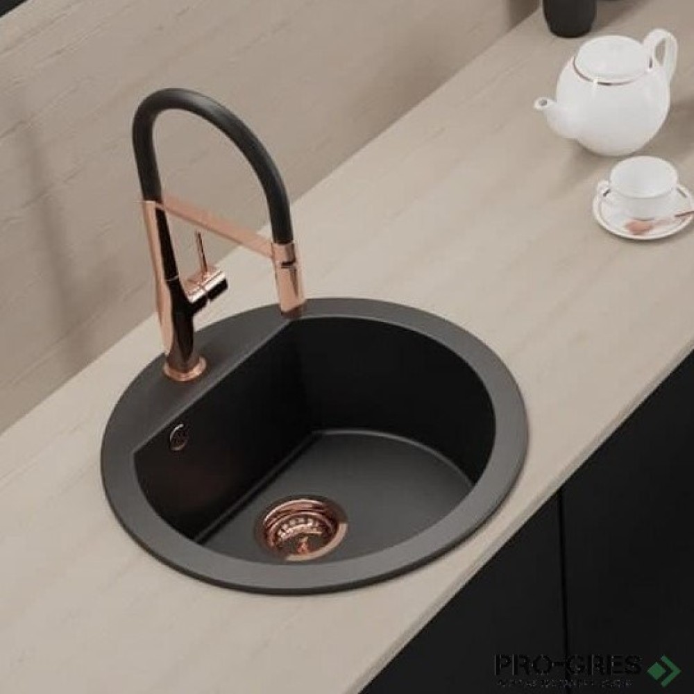Гранитна кухненска мивка 51см  LAVEO Dafne SBD 780T