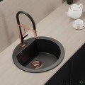 Гранитна кухненска мивка 51см  LAVEO Dafne SBD 780T