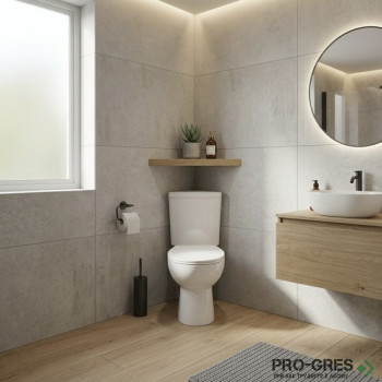 Ъглов моноблок  Bartolini бял Lavita