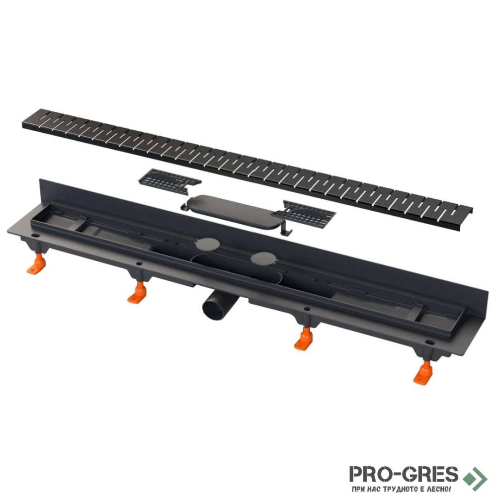 Лентов сифон черен мат 75 см MCH Medium CH 750/50 MC