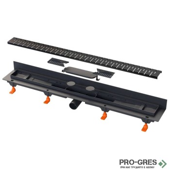 Лентов сифон черен мат 75 см MCH Medium CH 750/50 MC