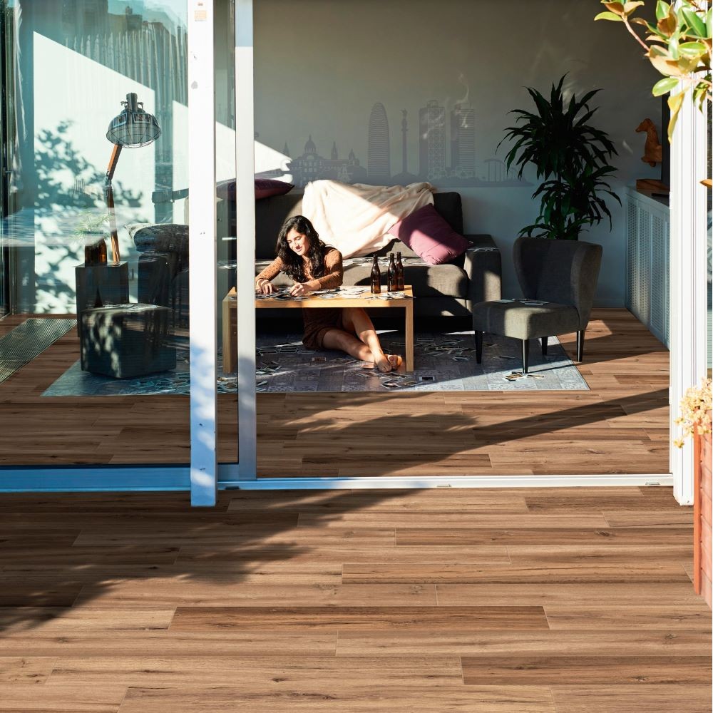 Гранитогрес Treverkheart Brown 15х90 см Marazzi