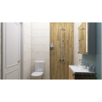 Проект на баня Mediterranean & Colormatt & Treverkheart Beige