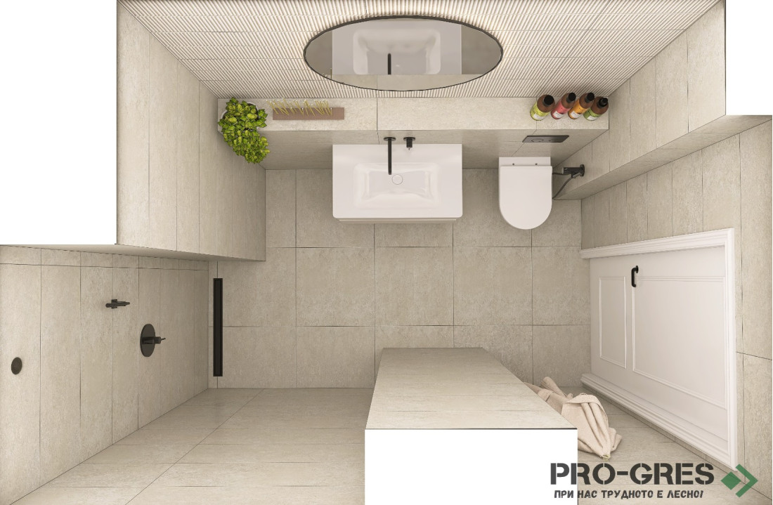 Проект Room Wall Grigio 2 Marazzi